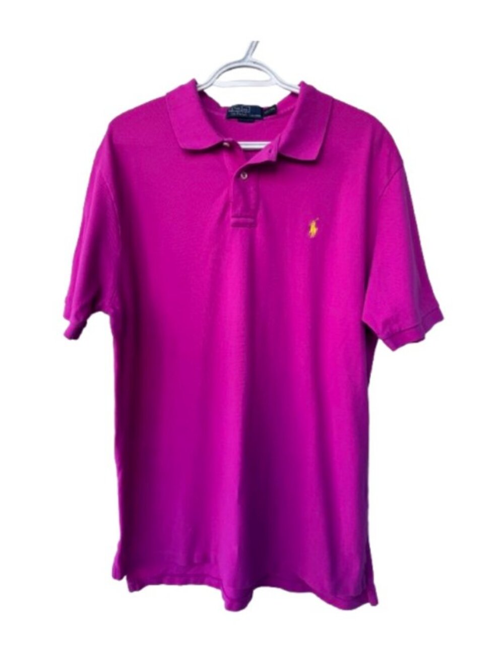Polo by Ralph Lauren short sleeve polo shirt hot pink women's size XL